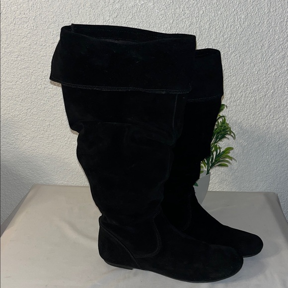 Gianni Bini Black Over-the-Knee Boots used good condition - Picture 5 of 11